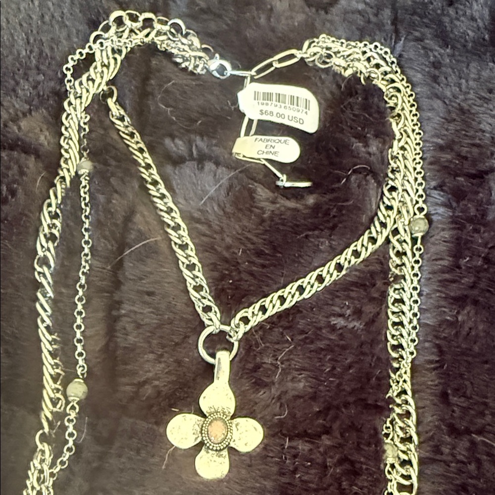 Free People Catriona Elegant Silver Necklace - Picture 3 of 5